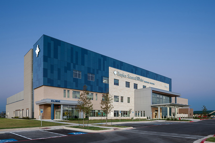 Baylor-Scott-White-Health_Exterior-Medical-Office-Building-Health-Hub_Commercial-Interior-Design